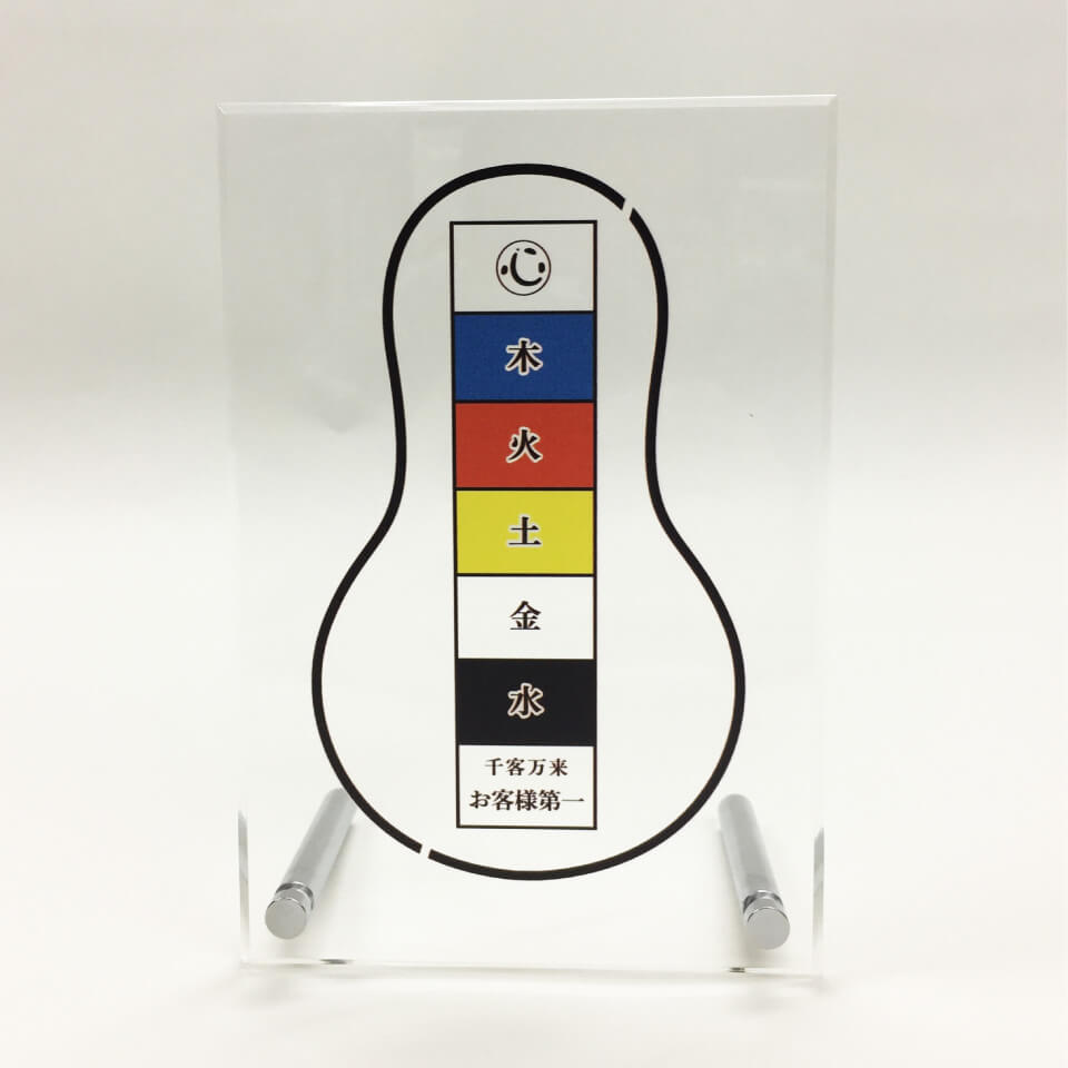 特殊図案の作成 陰陽五行の神板マーク