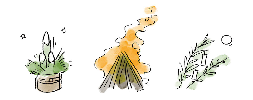 古から陰陽五行思想に基づいた儀式