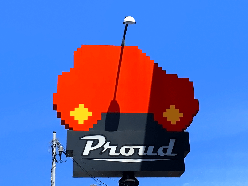 バズる店舗は、目立つ。